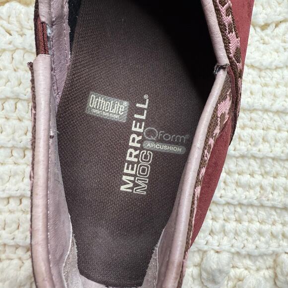 MERRELL Women's 8.5 Encore Adams Slip On Performance Shoe Raisin Suede Leather - Picture 8 of 12